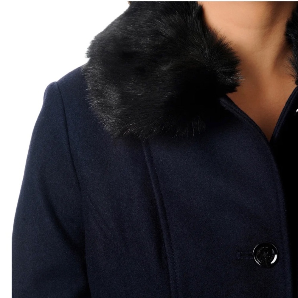 NWT, Laundry By Design Wool-blend Belted Coat plus - Picture 5 of 17